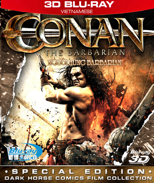 Z058. Conan the Barbarian - NGƯỜI HÙNG BARBARIAN 3D 50G (DTS-HD 7.1) 